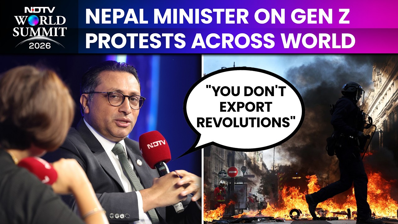 Nepal Minister On Why Gen Z Uprising Across The World: "You Don't Really Export Revolutions"