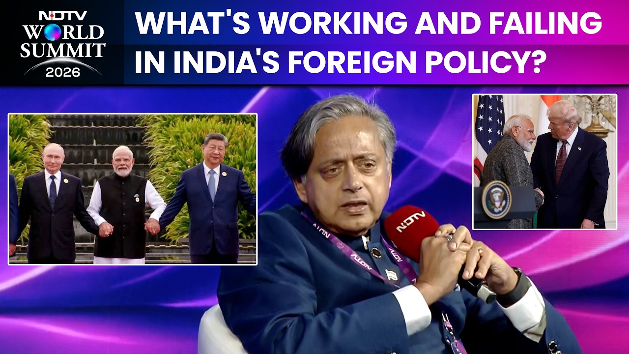 Shashi Tharoor On What's Working And What's Not In India's Foreign Policy