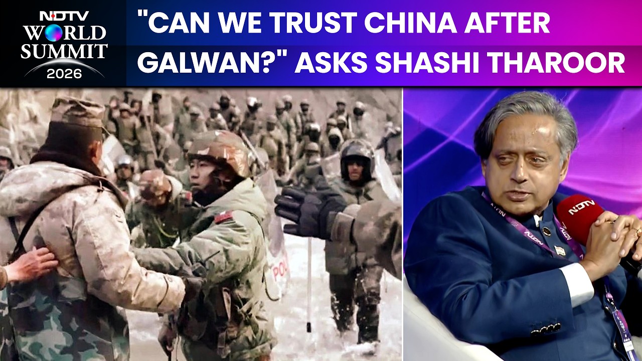 Shashi Tharoor On China Threat: "Can We Trust Them After Galwan?"