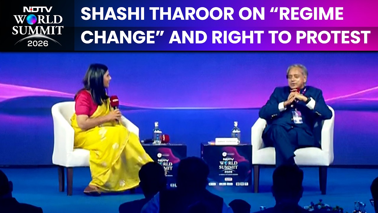 Shashi Tharoor On Regime Change, Western Interference And The Right To Protest