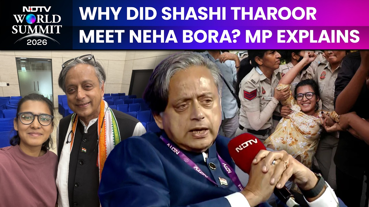 CJP Protest | Why Did Shashi Tharoor Meet Neha Bora? Congress MP Explains