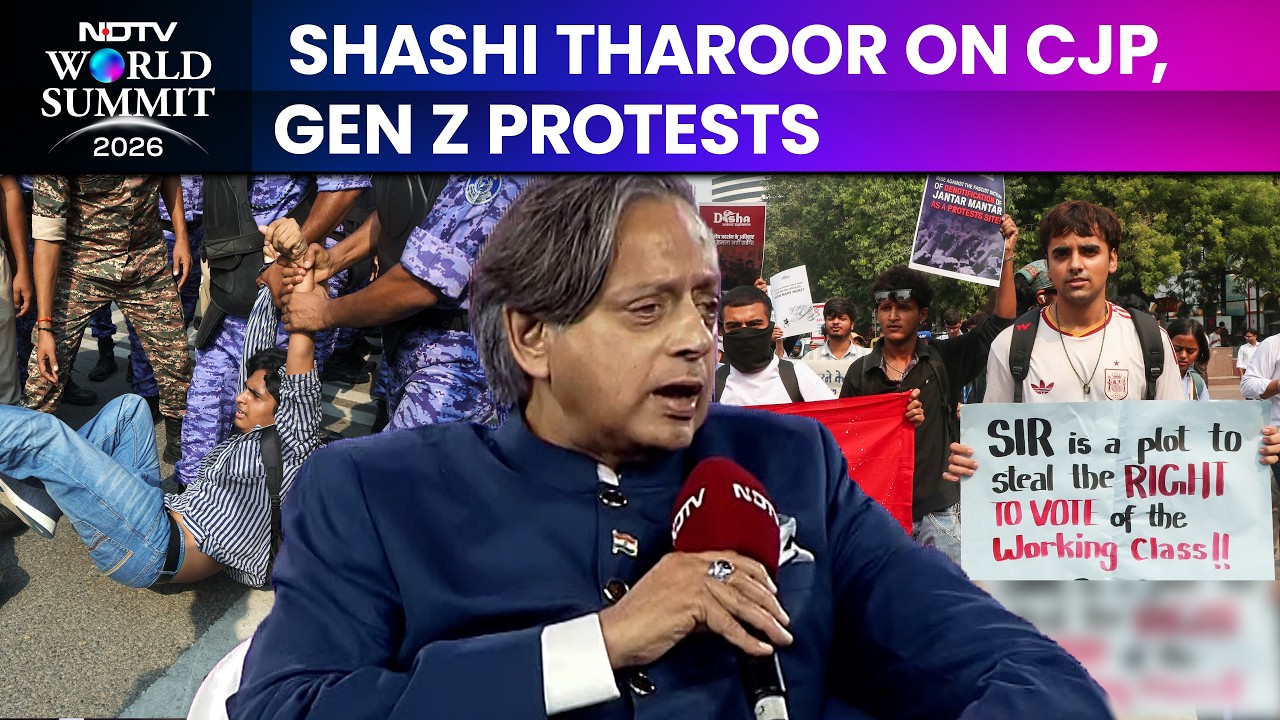 Shashi Tharoor On CJP, Gen Z Protests And The Fight For Free Elections