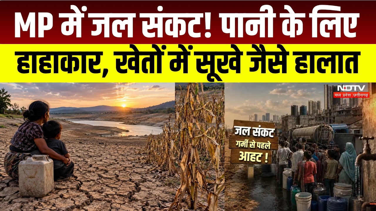 MP Water Crisis : Indore में बूंद-बूंद को तरसे लोग! एक दिन छोड़कर मिलेगा पानी । Breaking News