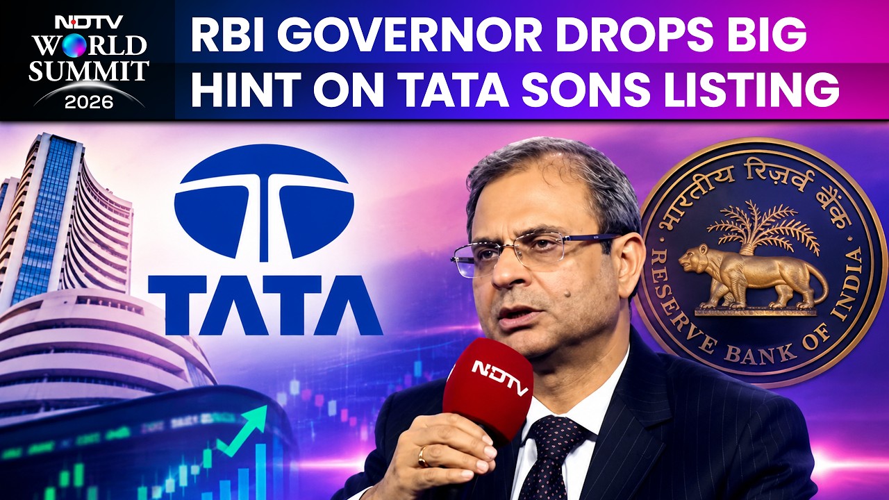 RBI Governor Sanjay Malhotra's Big Hint On Tata Sons Listing Row At NDTV World Summit