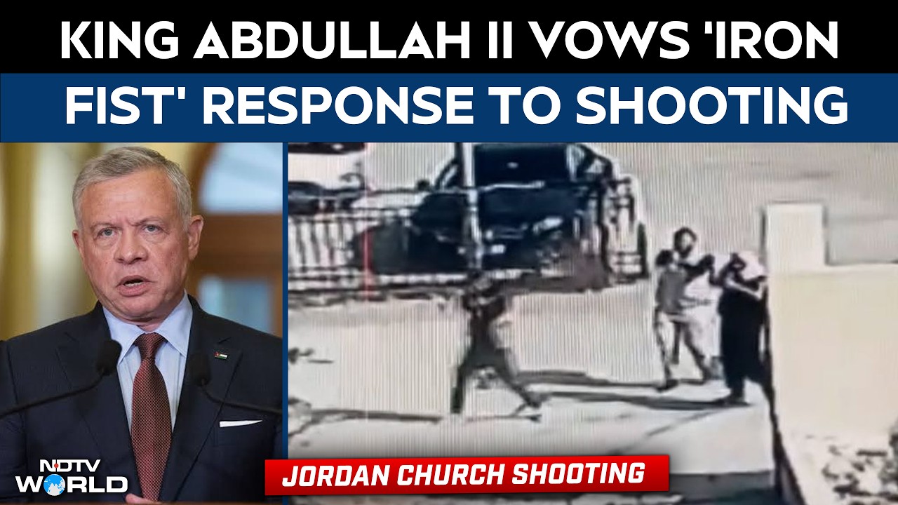 Jordan Church Shooting | King Abdullah II Vows 'Iron Fist' After Deadly Church Shooting Kills 7