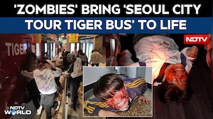 Halloween 2026 | 'Zombies' Bring 'Seoul City Tour Tiger Bus' To Life In Korea Ahead Of Halloween