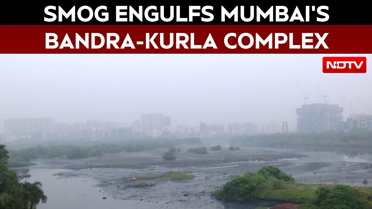Mumbai News | Layer Of Smog Engulfs Skyline Of Mumbai's Bandra Kurla Complex
