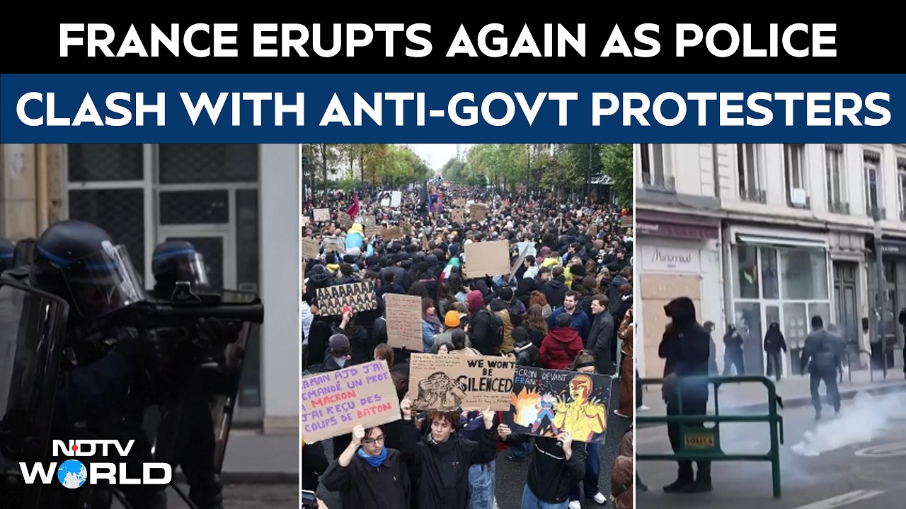 France Protest | Paris, Lyon, Montpellier & Nantes Streets Turn Into Protest Battlegrounds