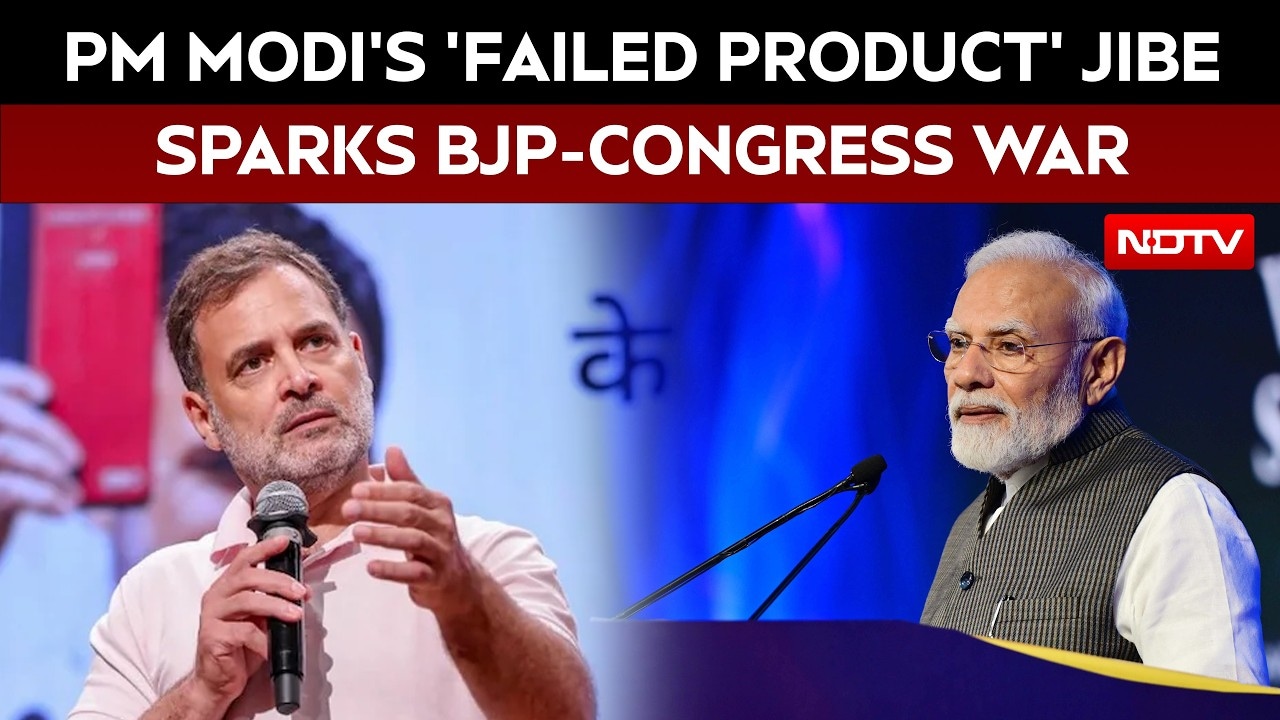 PM Modi's 'Failed Product' Jibe At Rahul Gandhi Sparks Fresh BJP-Congress Showdown