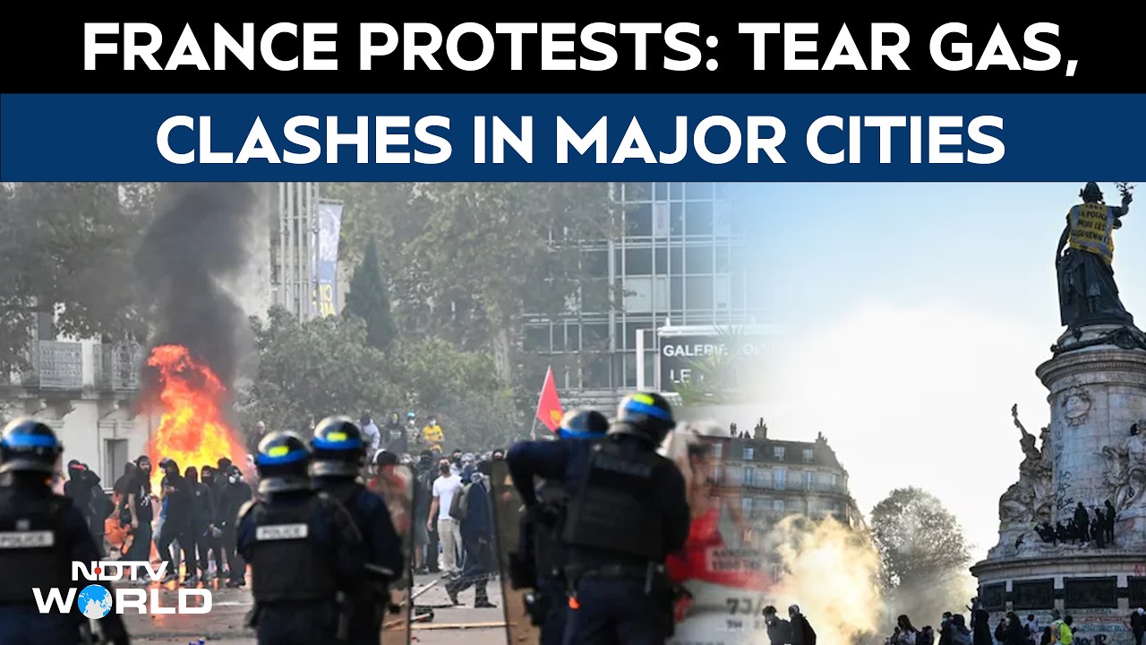 France Erupts In Protests, Clashes In Major Cities, Trump Targets Migration Policy