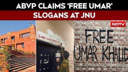 JNU News | After Jamia, ABVP Claims Umar Khalid, 'Naxalbari' Slogans Painted On JNU Walls