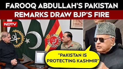 Farooq Abdullah News | "Pakistan Is Protecting Kashmir": Farooq's Remarks Draw Sharp BJP Reaction