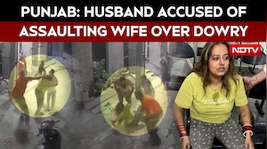 Ludhiana CCTV Allegedly Shows Husband Assaulting Wife, Throwing Her Onto The Road