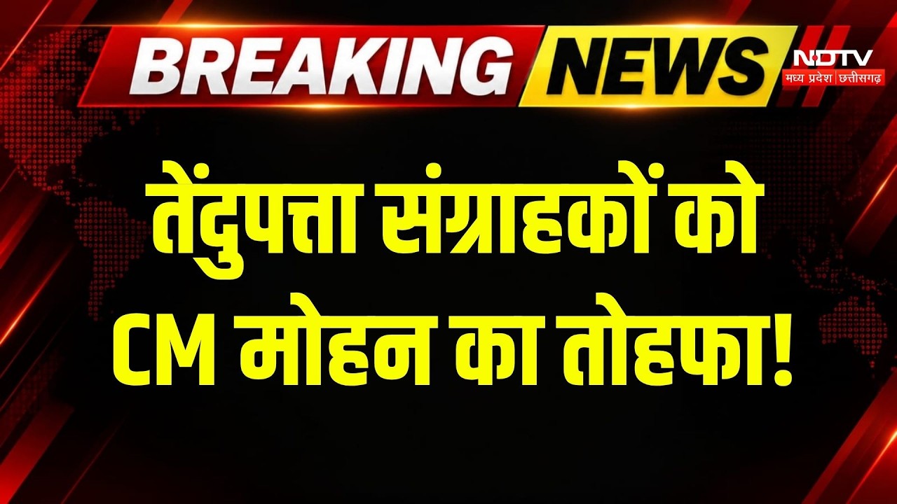 CM Mohan Yadav Shahdol Visit: तेंदूपत्ता संग्राहकों की बल्ले-बल्ले! बोनस वितरण करेंगे CM | Breaking
