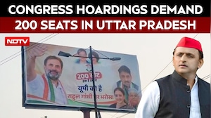UP Elections 2027 | Congress Hoardings In Lucknow, Amethi, Raebareli Signal Push For 200 Seats In UP