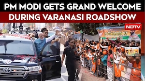 PM Modi Gets Grand Welcome In Parliamentary Constituency Varanasi During Massive Roadshow