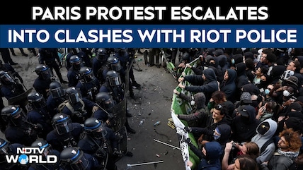 Paris Protests Turn Violent As Demonstrators Clash With Riot Police