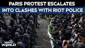 Paris Protests Turn Violent As Demonstrators Clash With Riot Police