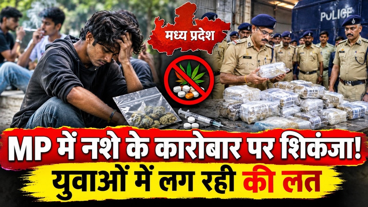 Madhya Pradesh Drug News: नशीले पदार्थों पर बड़ी कार्रवाई, क्या बदलेगी तस्वीर? Breaking News |Bhopal