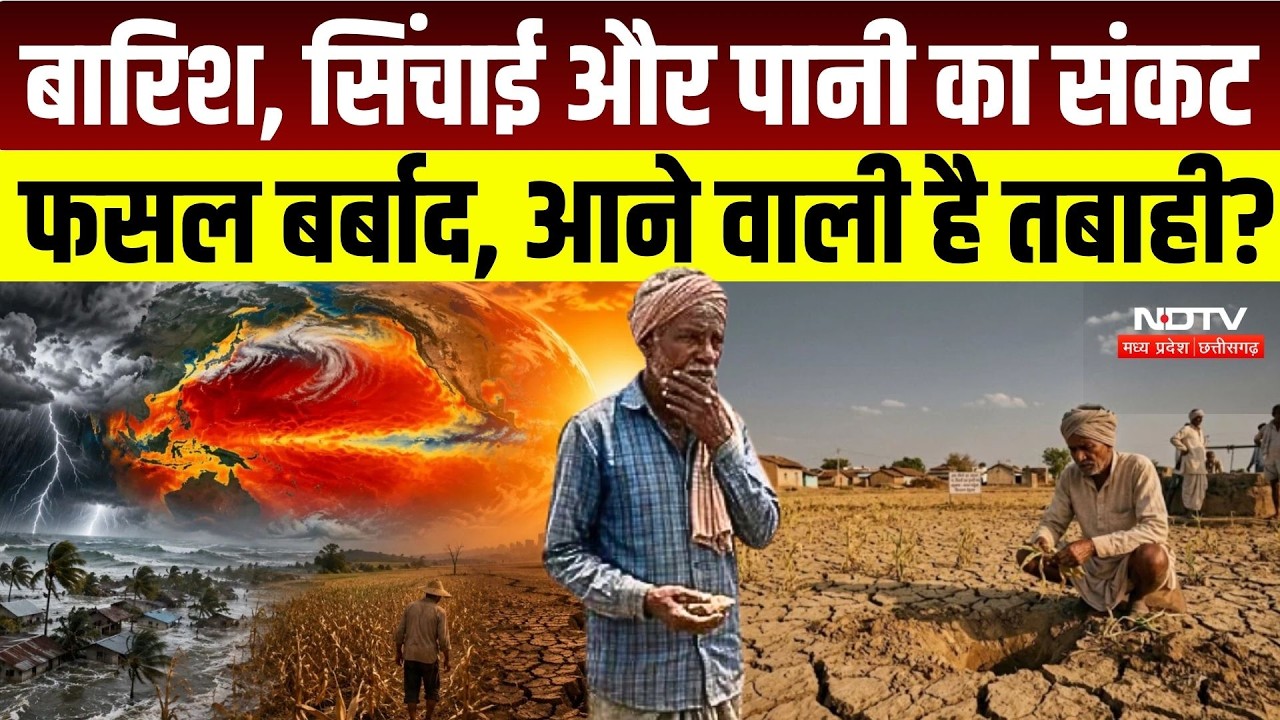 MP में El Ni&ntilde;o का असर? किसानों पर सूखे का खतरा, बिलासपुर में सिंचाई संकट | Weather | Monsoon | IMD