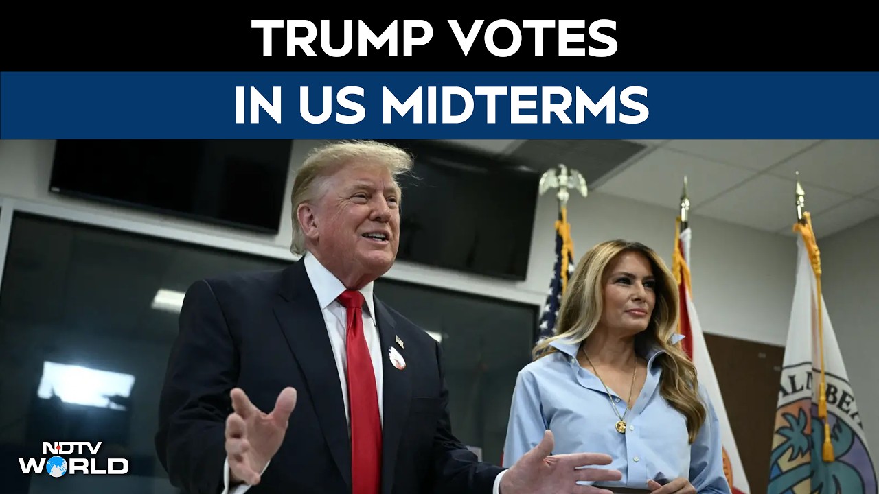 Trump News | Trump Votes In US Midterms, Says Iran Strike Decision Is 'Up To Them'