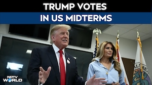 Trump News | Trump Votes In US Midterms, Says Iran Strike Decision Is 'Up To Them'