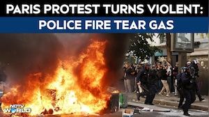 Paris Protest Turns Violent: Police Fire Tear Gas, Clashes Erupt