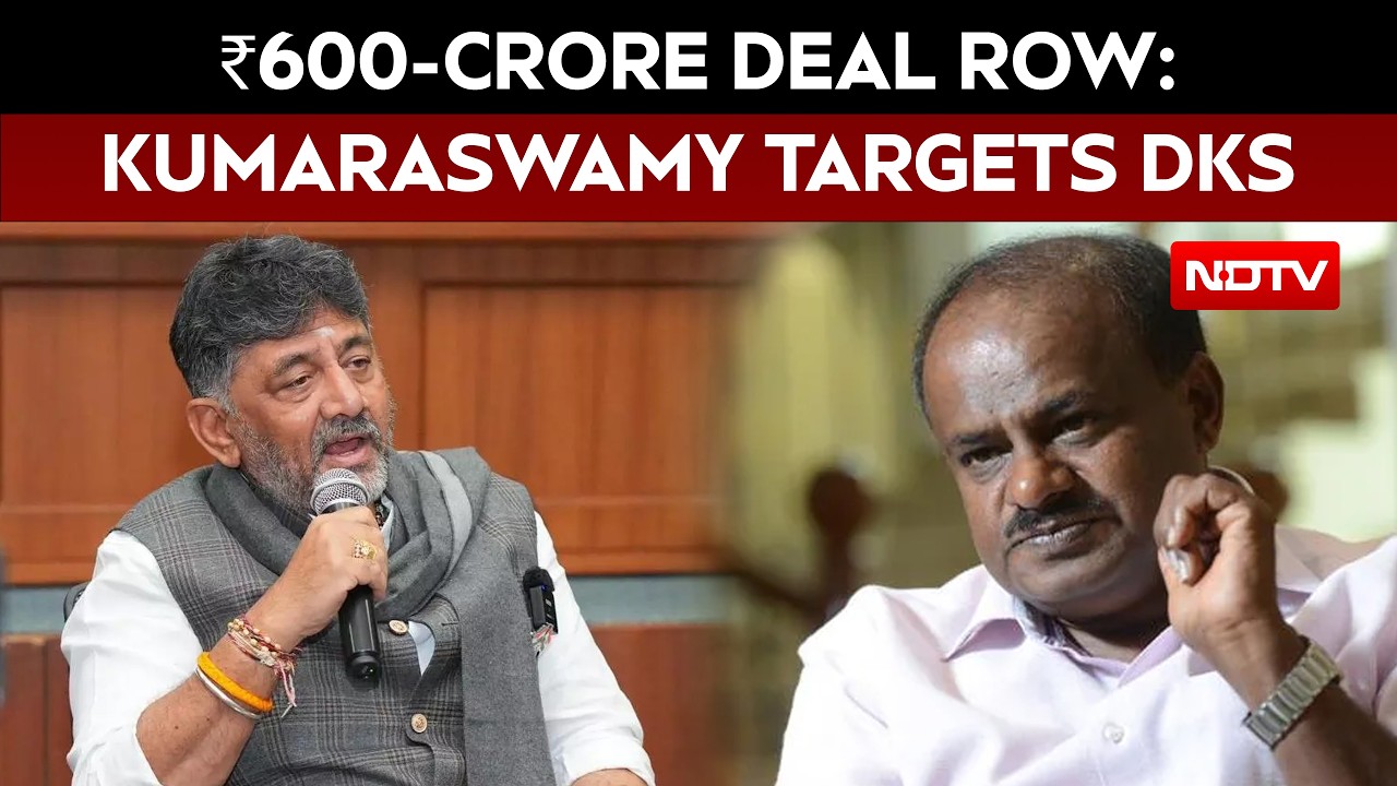 'DK Shivakumar Behind Rs 600-Crore Plot To Finish Us': HD Kumaraswamy