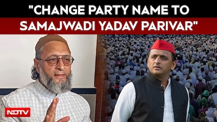 Asaduddin Owaisi News | "Change Party Name To Samajwadi Yadav Parivar": A Owaisi Jabs Akhilesh Yadav