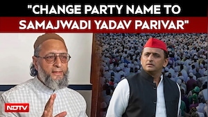 Asaduddin Owaisi News | "Change Party Name To Samajwadi Yadav Parivar": A Owaisi Jabs Akhilesh Yadav