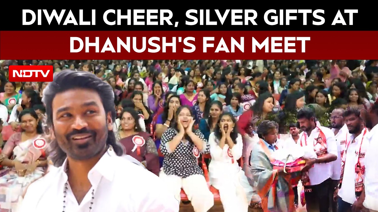 Dhanush Meets Over 2,500 Women Supporters Ahead Of Diwali, Political Entry Still Unclear