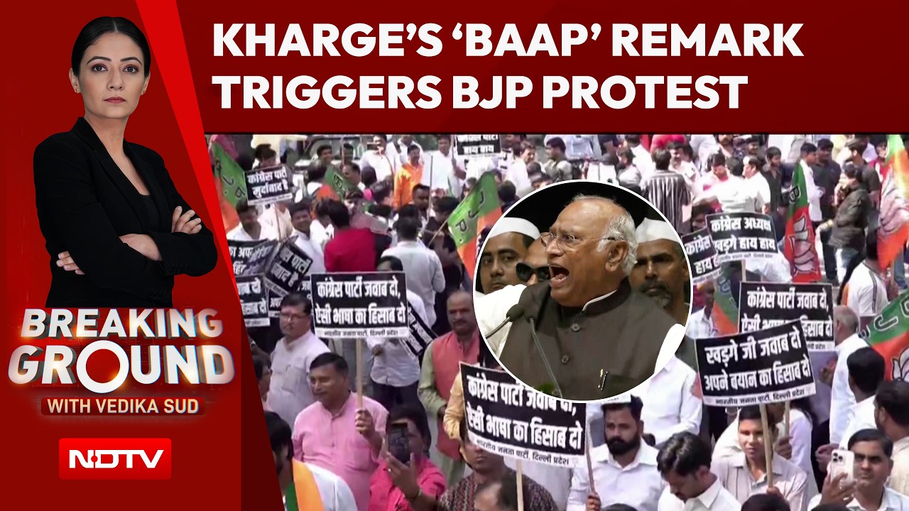 Mallikarjun Kharge's 'Even Modi's Father Will Go' Remark Sparks Row, BJP Stages Nationwide Protests