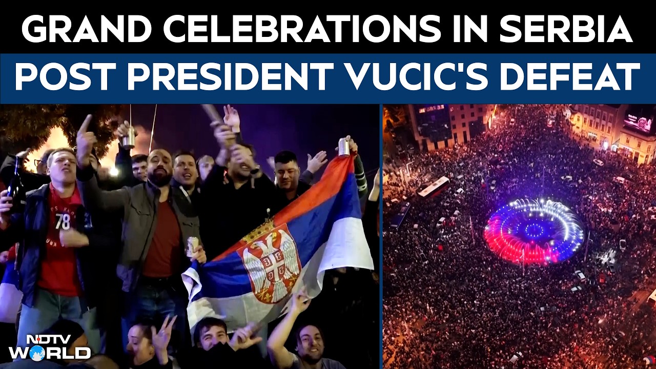Serbia Polls | Grand Celebrations In Belgrade As Vucic Concedes Defeat To Student-Led Opposition