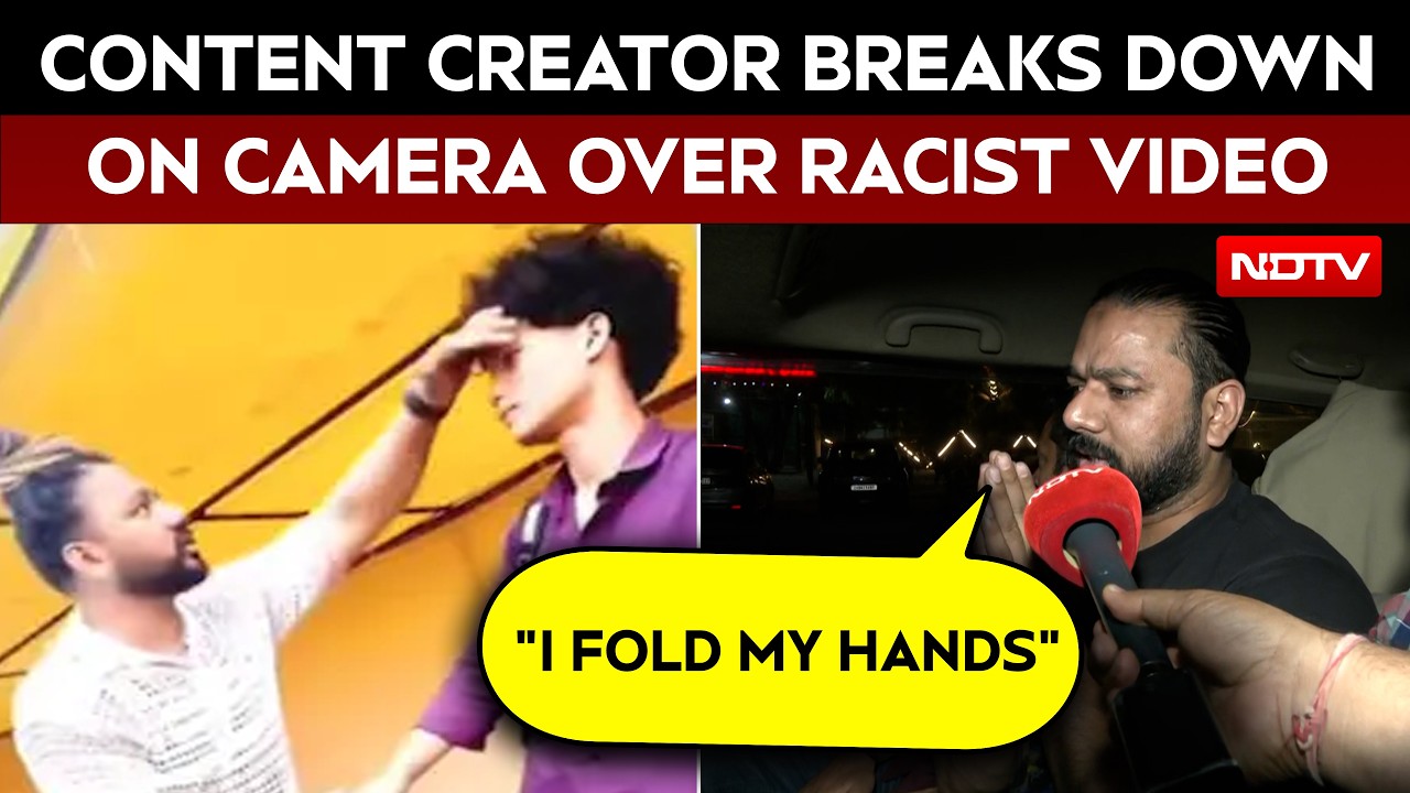 Amir Shaukeen Breaks Down On Camera, Apologises To Northeast Over Viral Racist Video