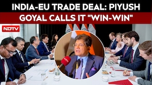 India-EU Free Trade Agreement: Piyush Goyal Calls Proposed Deal A Win-Win In NDTV Interview
