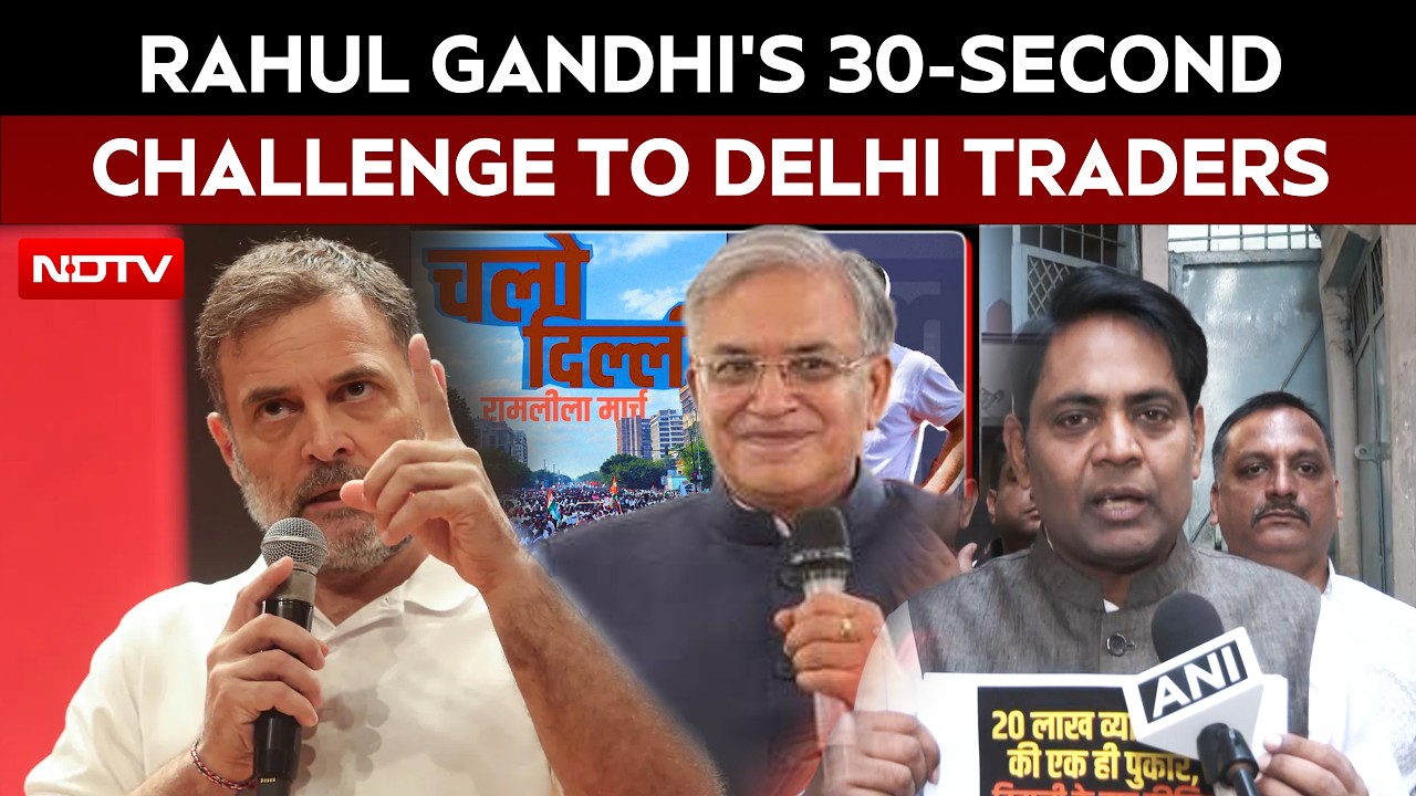 Rahul Gandhi's 30-Second Challenge: Ask PM Modi To Remove Gyanesh Kumar And The Protest Will Stop