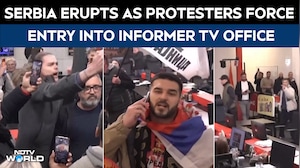 Serbia Election: Protesters Storm Pro-Government TV Studio After Vucic's Shock Election Defeat