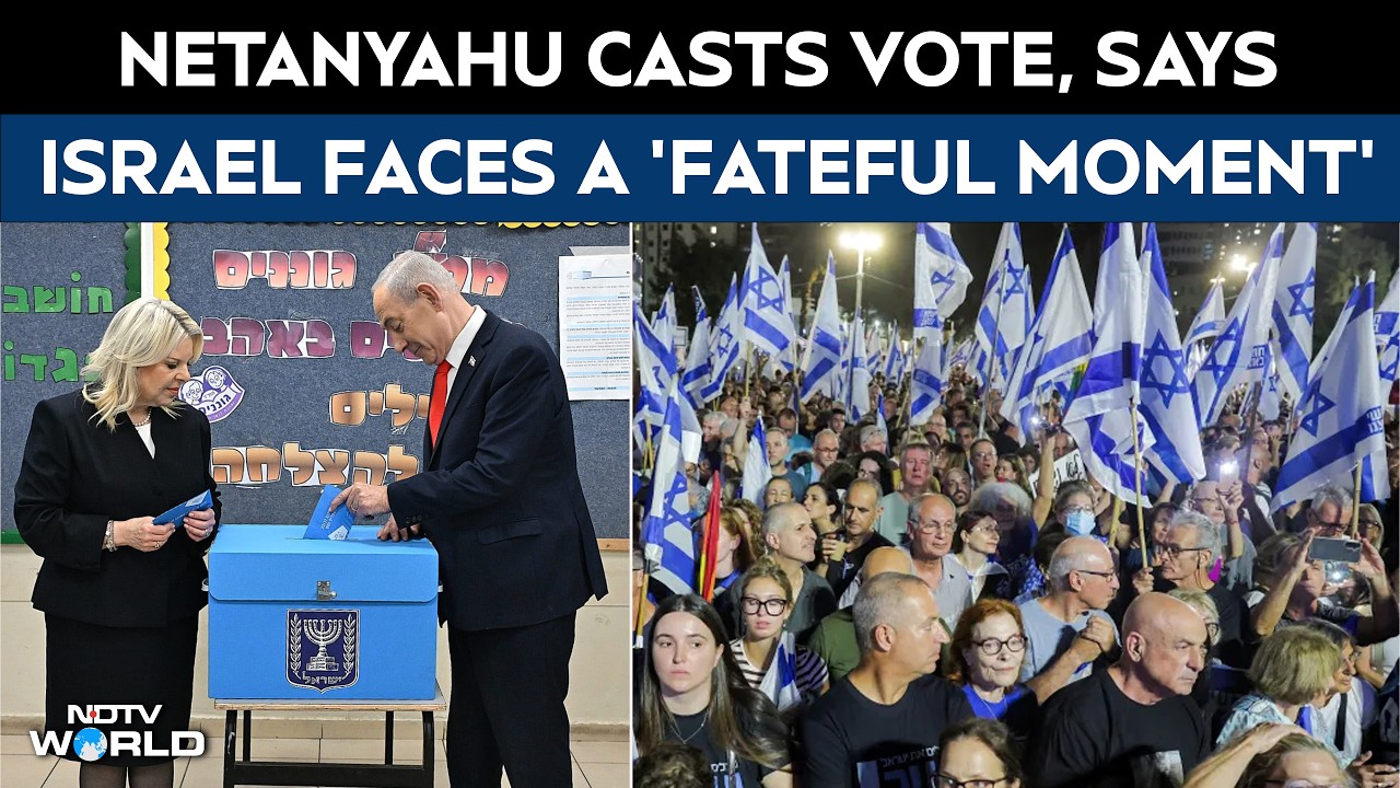 Benjamin Netanyahu Casts Vote, Says Israel Faces A 'Fateful Moment' | Israel Election 2026