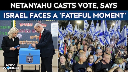 Benjamin Netanyahu Casts Vote, Says Israel Faces A 'Fateful Moment' | Israel Election 2026