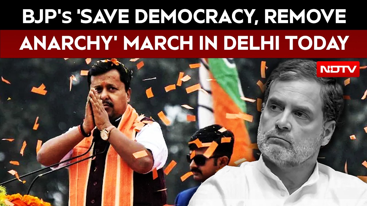 BJP Chief Nitin Nabin To Lead 'Save Democracy, Remove Anarchy' March In Delhi