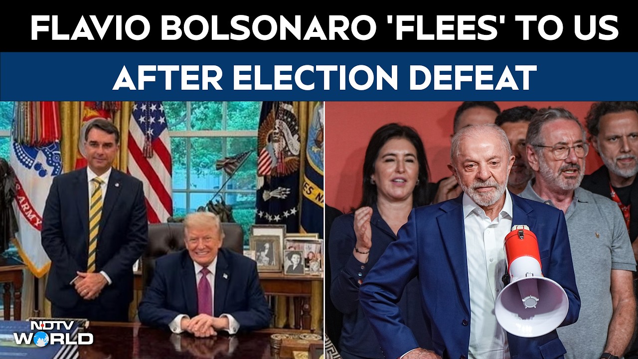 Brazil Election: Flavio Bolsonaro 'Flees' To US After Election Defeat, Ignoring Court Travel Ban