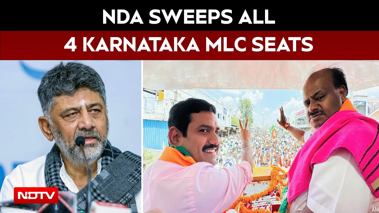 Karnataka Election | NDA Dominates Karnataka Legislative Council Polls As BJP Wins 3, Ally JDS 1
