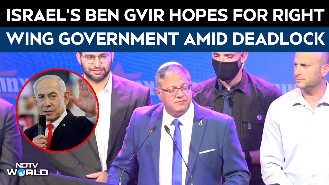 Israel's Ben-Gvir Hopes For A Right-Wing Government After Exit Polls Indicate Election Deadlock