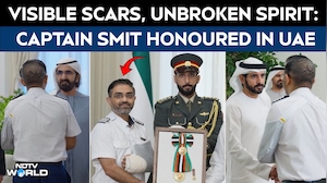 Captain Smit Machchhar Appears With Visible Head Wounds During UAE President Meet | Flydubai Attack