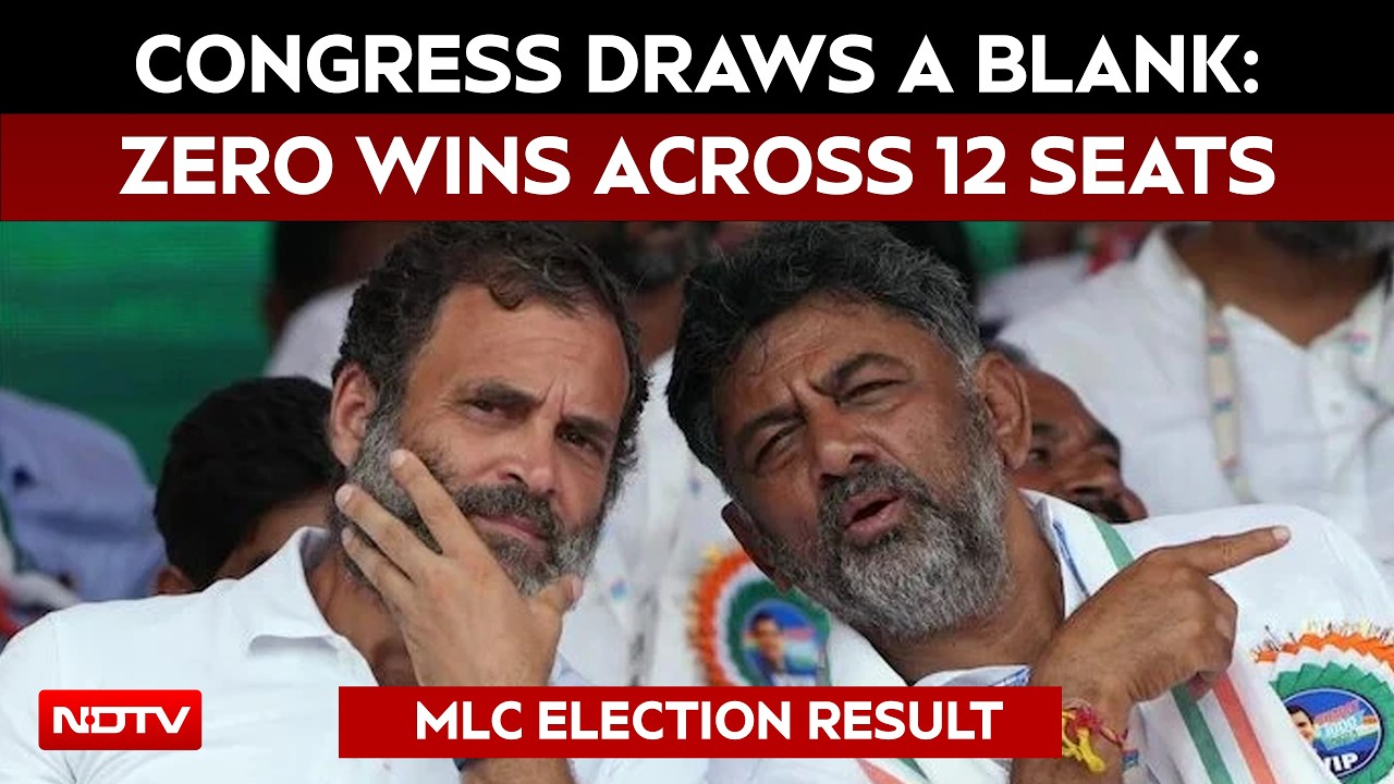 MLC Election Results | Major Setback for Congress: Zero Wins Across Three States