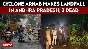 Cyclone Arnab Makes Landfall Along Andhra Pradesh Coast, Three Killed as Winds Reach 135 Kmph
