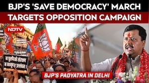 BJP Launches 'Save Democracy, Remove Anarchy' Padyatra in Delhi Ahead of Opposition Rally