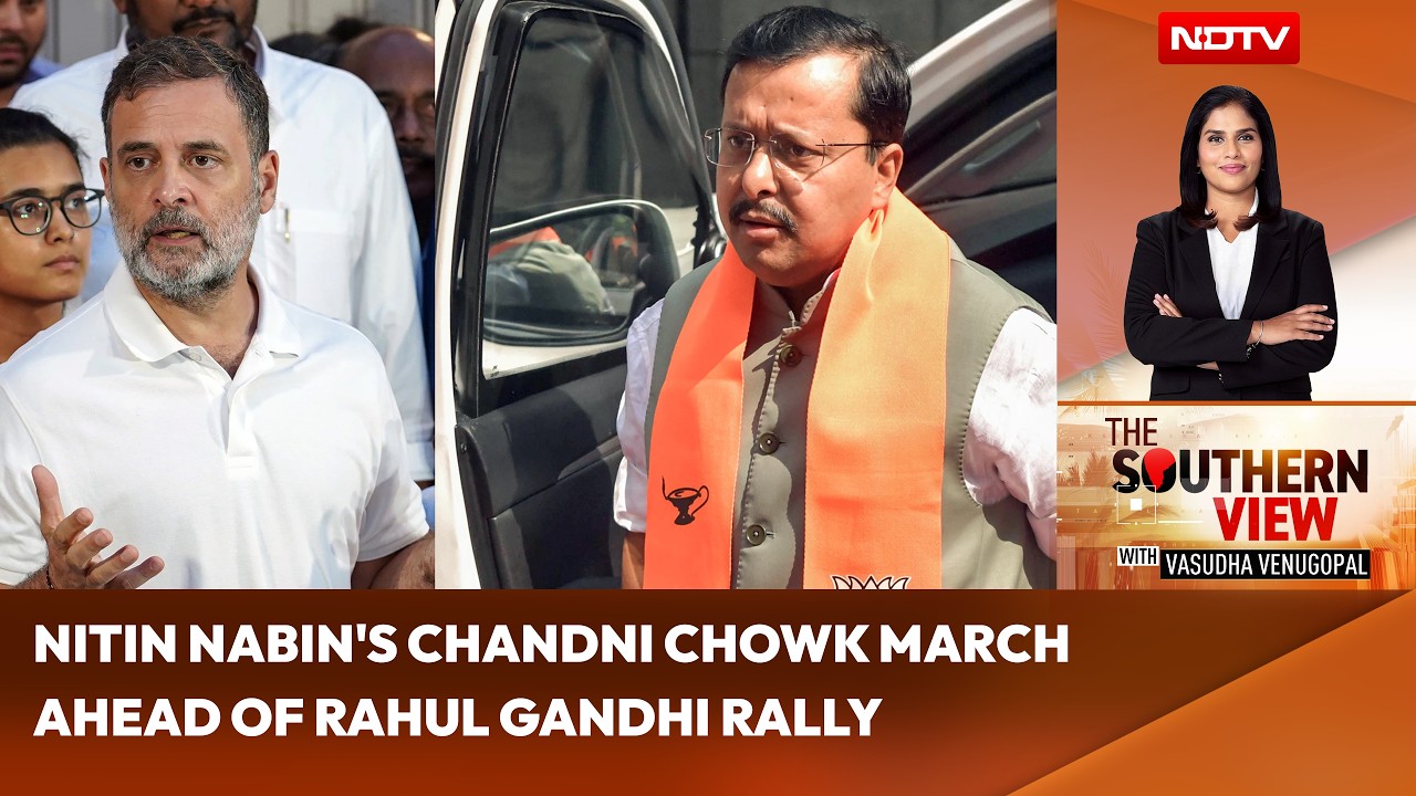 BJP vs Congress: Nitin Nabin's Chandni Chowk March Ahead Of Rahul Gandhi Rally
