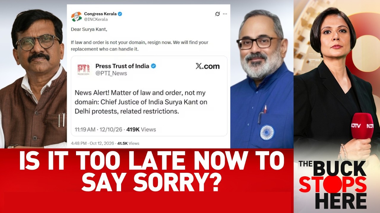 Kerala Congress Apologises To CJI Over X Post, But BJP Questions Sincerity Of Its Explanation