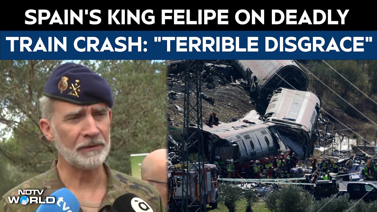 Spain's King Felipe On Deadly Train Crash: "Terrible Disgrace"